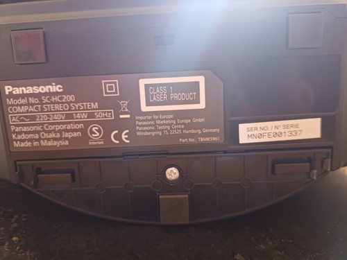 Panasonic hc200 bluetooth - sc-hc200,
