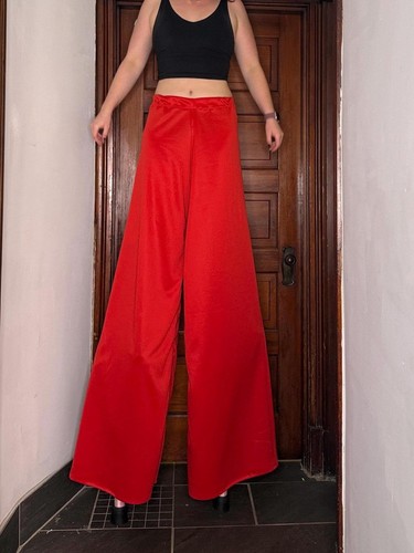Handmade stilt pants red - pants,