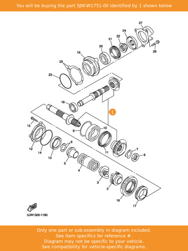 Yamaha middle gear - yamaha,