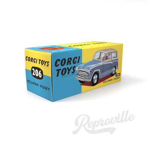 Repro box for corgi 206 - box,