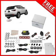 Genuine 4Pcs Universal Car Parking Sensors Reverse Rear Buzzer Flush Alarm Kit