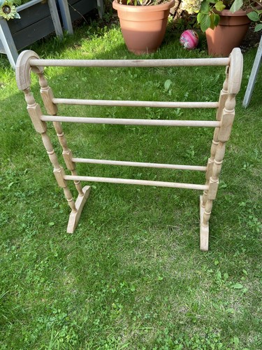 Antique victorian wooden towel - antique,