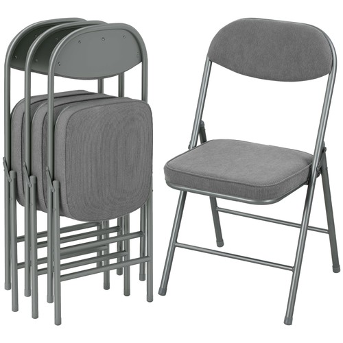 Homcom folding chairs - folding, 4