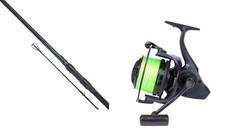 Sonik HEROX 12ft  Spod / Marker Rod 5lb T/C + Spod Reel + Braid Carp Fishing
