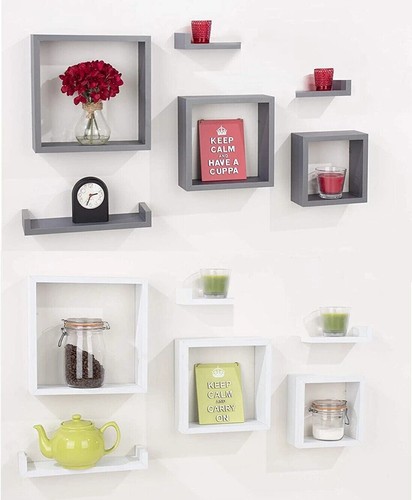 Wooden wall cube pcs - wall,