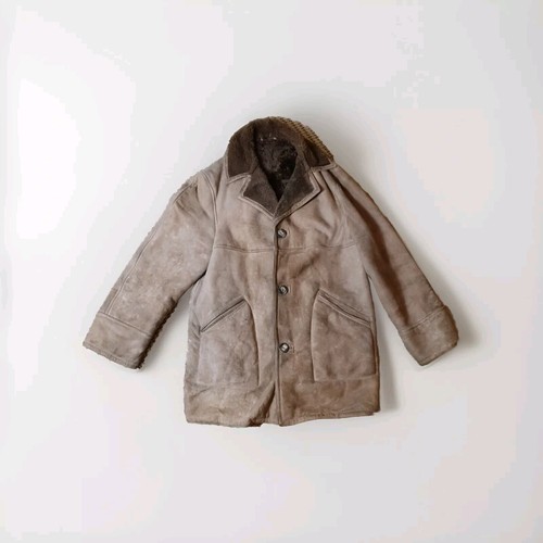 Vintage real sheepskin coat - vintage,