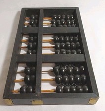 Chinese Game Abacus Mathematics Counting Tool Calculator vgc