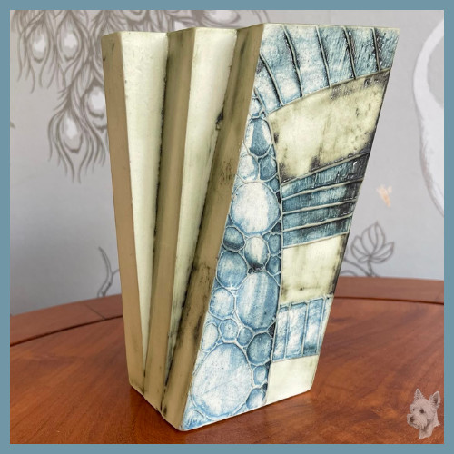 Carn pottery fan vase john - carn,