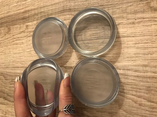 Small clear rubber castor - 4,