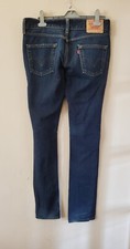 Levis 557 Eve Square Cut Straight Leg Dark Blue Jeans W30 L34