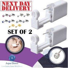 2Pcs Disposable EAR Nose Piercing Tool Gun Earring Ear Stud Gun Kit (Earing Kit)
