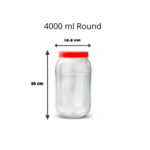 Plastic jars small large - small,