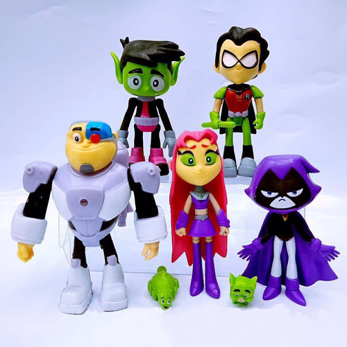7pcs teen titans robin - 7pcs,