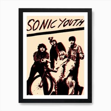 Sonic Youth 1 Art Print Framed