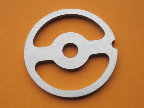 Sausage stuffer plate for - sausage,