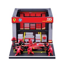 1/43 Bburago - Ferrari F1 SF-24 #55 F1 2024 - Carlos Sainz - Pit Pass Diorama