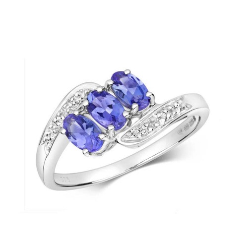 Real tanzanite and - and, diamond