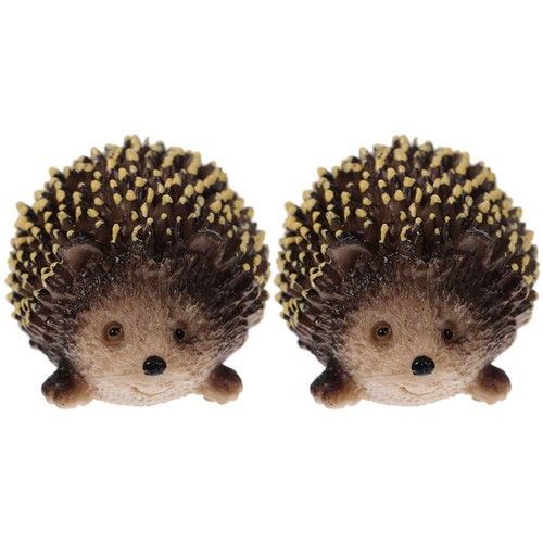 2pcs miniature garden hedgehog - 2pcs,
