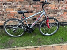 Apollo XC26 Mountain Bike Front Suspension Hardtail Silver Bicycle 18 Gears Mens