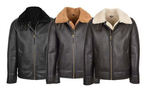 Men real sheepskin flying - men's,