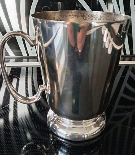 Vintage silver plate tankard - vintage,