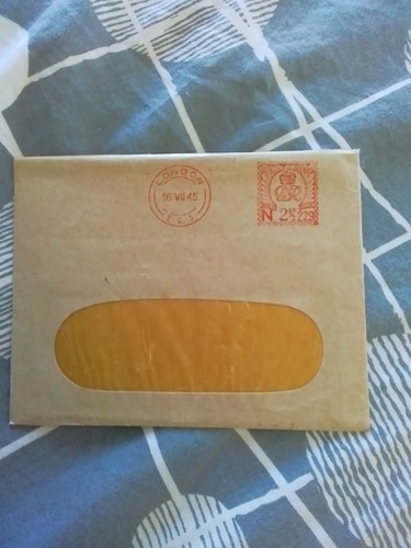 1945 envelope neopost george - 1945,