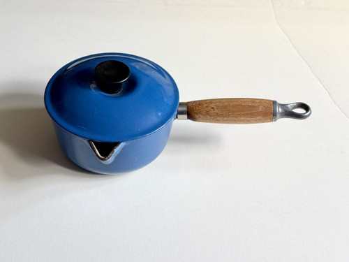 Creuset 14cm blue saucepan - le,