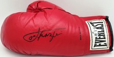 Joe Frazier Autographed Signed Red Everlast Boxing Glove LH Beckett BAS QR