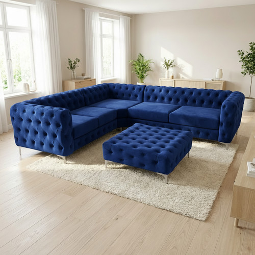 Luxury chesterfield corner - luxury,