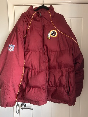 Reebok nfl redskins red puffer - reebok,