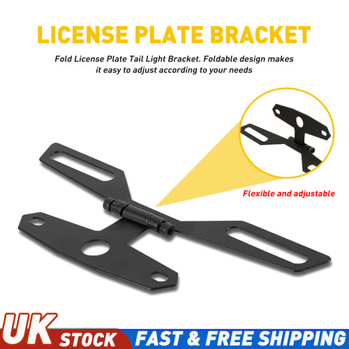 Rear license plate bracket for - rear,
