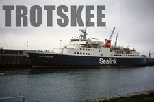 35mm Slide BR British Rail Sealink Steamer Ferry Earl William c1981 Original
