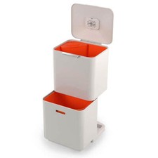 Joseph Joseph Totem Max 60L Recycling Bin Stone Waste Separation Unit 30061