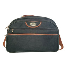 Antler Bag Green Bag Overnight Cabin Bag Vanity Racing Green Brown Vintage