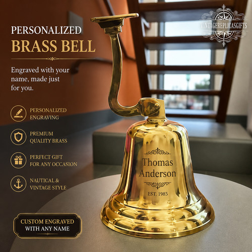 Large solid brass nautical - 11",