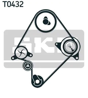 Timing belt kit - belt,
