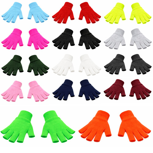 Adults fingerless gloves - adults,