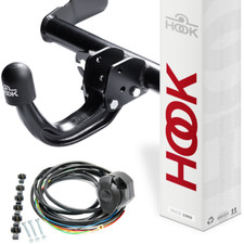 Complete fixed towbar for