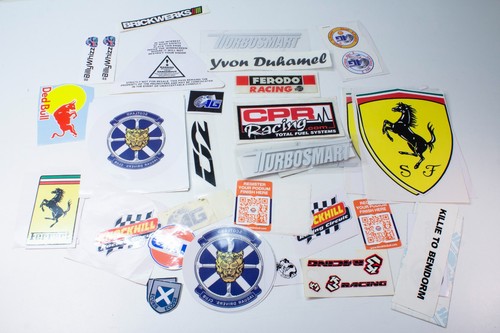 Rally car stickers - car,