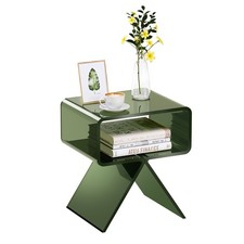 VEVOR Acrylic Nightstand Side