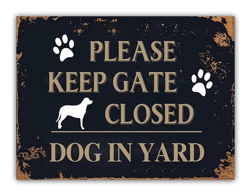 Please keep gate - please, closed