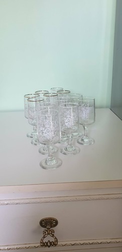 Vintage drinking glasses - 12,