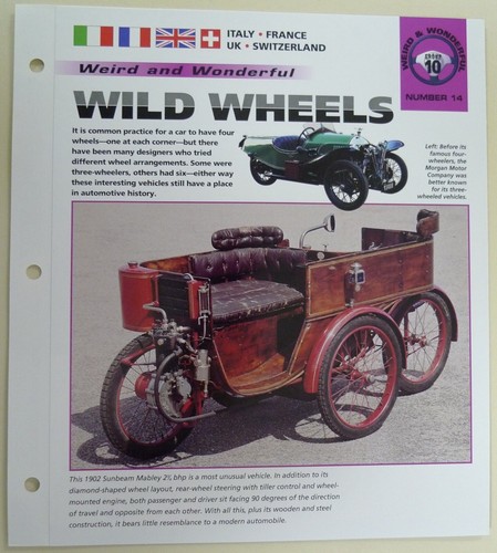 Weird wonderful wild wheels - weird,