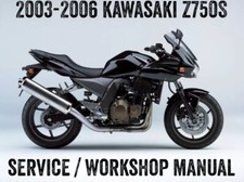 2003-2006 Kawasaki Z750S Z 750 Repair Workshop Service Manual PDF File