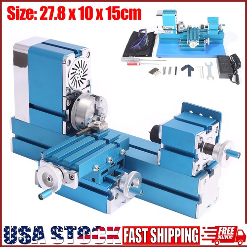 Mini metal lathe machine 36w - metal,