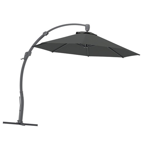 Overhanging banana umbrella - overhanging,