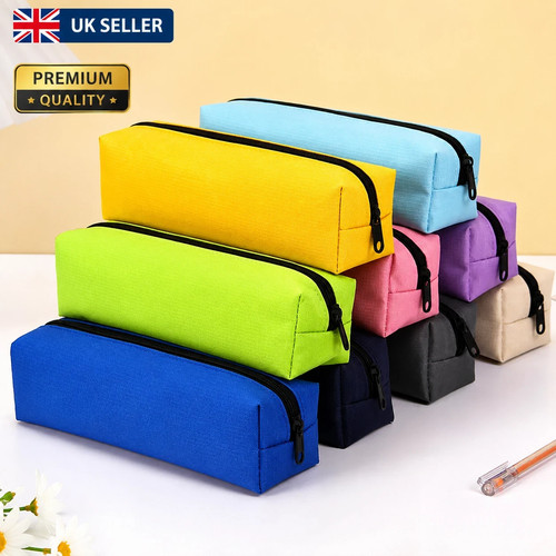 Portable large pencil case zip - portable,