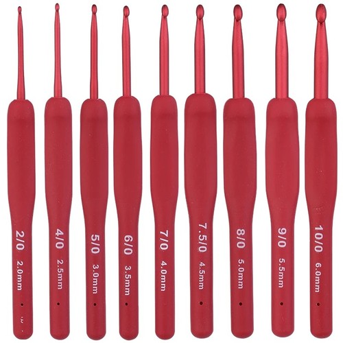 9pcs ergonomic crochet - 9pcs,