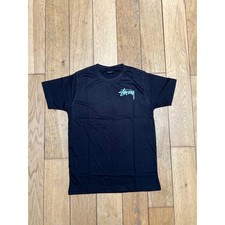 Plain Black Stüssy T-shirt - XS