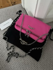 Zadig & Voltaire Rock Nano Clutch - Perfect Condition , Bright Pink (rare)
